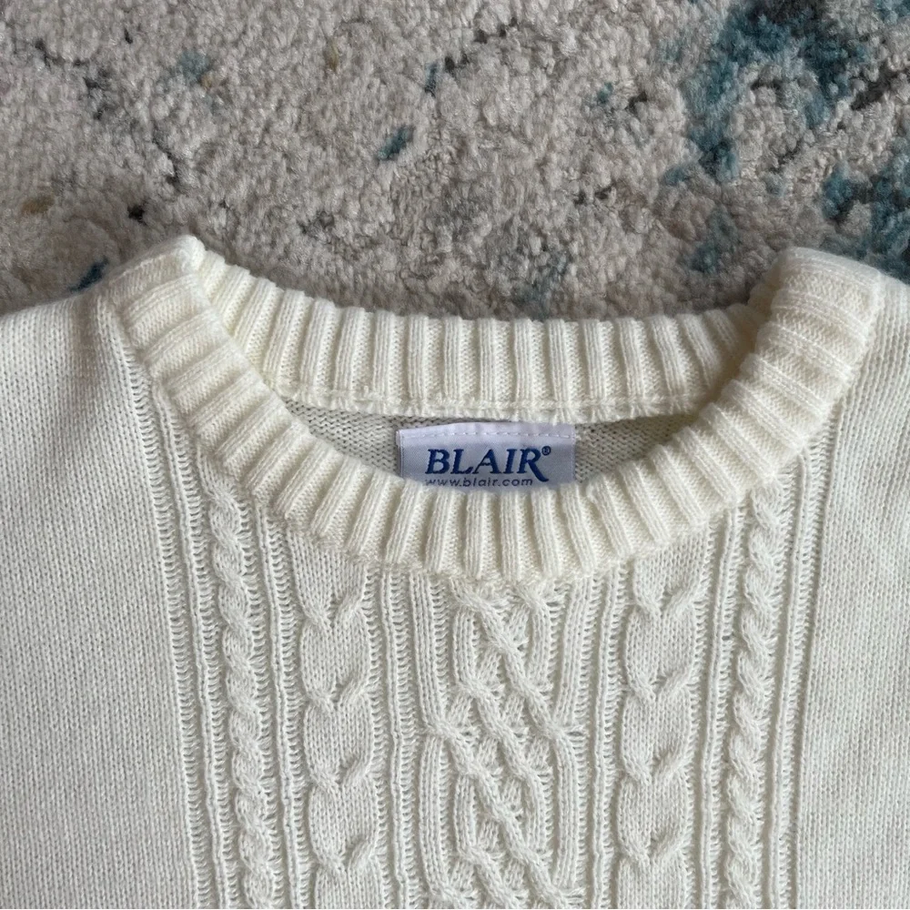 Beautiful vintage Blair off-white knitted sweater - Picture 7 of 12